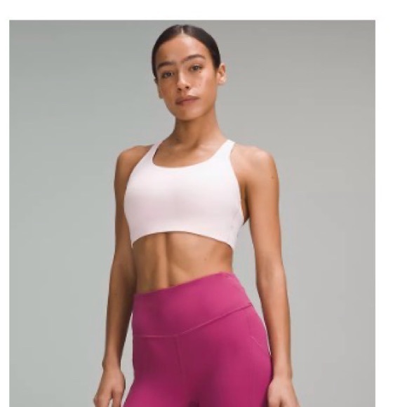 Lululemon Energy High Support Bra Size 34DD Color Pink Like New Condition - Picture 4 of 4